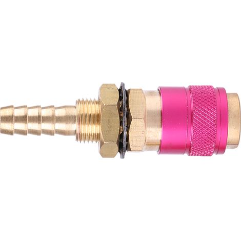 Raccord rapide d'alimentation en eau pour poste à souder, insertion facile, pour pistolet de soudage refroidi à l'eau, 8 mm (1/3)