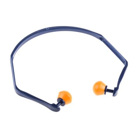 Bouchons d'oreilles  pour arceau réutilisables 3M E.A.R 1310 26dB Bleu, Jaune x 10 paires ( Prix pour Boîte de 10 )