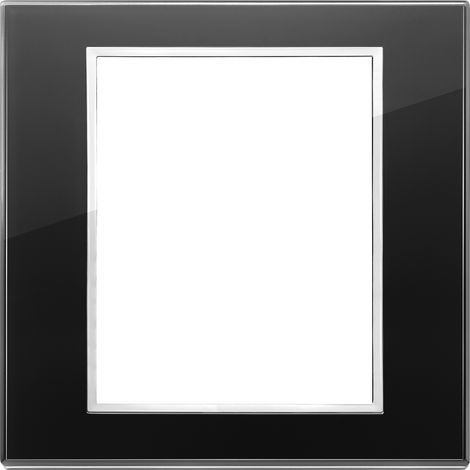 VIMAR - 21668.76 Placca 8M nero diamante
