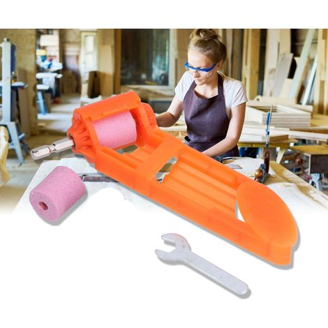 Affûteuse de forets portable avec meule en corindon pour aiguiser les mèches en fer