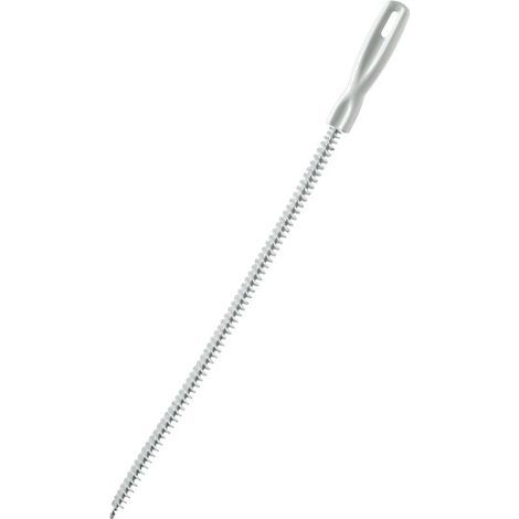 Set di 2 spazzole per la pulizia di scarichi fognari, spazzola flessibile da 45 cm per disostruire tubi, strumento per la pulizia di scarichi di bagno e cucina (2 pezzi) (1/5)