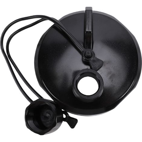 Couvercle de chasse d'eau de réservoir d'égout de 3 pouces avec adaptateur de tuyau 3/4 GHT, bouchon d'étanchéité pour déchets de camping-car (1/5)
