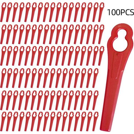Packung mit 100 Ersatzklingen, kompatibel mit den Freischneidern GE-CT 18 Li, GC-CT 18/24 Li und GC-CT 18/24 Li P, BG-CT 18 Li, RG-CT 18/1 Li (1/5)