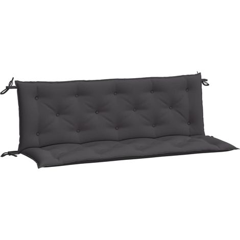 Maison Exclusive - Gartenbank-Auflagen 2 Stk. Anthrazit 150x50x7