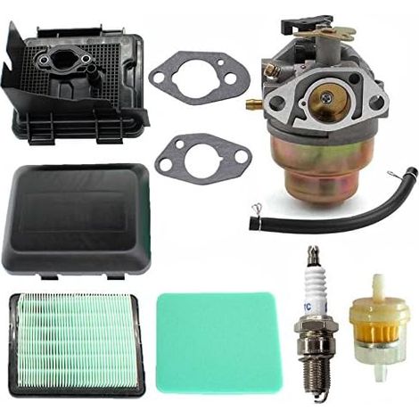 Carburateur et Filtre à Air Couvrir Base pour GC135 GCV135 GC160 GCV135 GCV160 GCV190 Tondeuse à gazon Remplace 17231-ZM0-000, 17220-ZM0-000 (1/5)