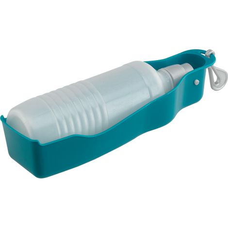 Ferplast Borraccia Borraccia da viaggio per cani e gatti . Variante PA 5507 - Misure: 26.5 x 7.7 x h 7 cm - 0.55 L - Blu
