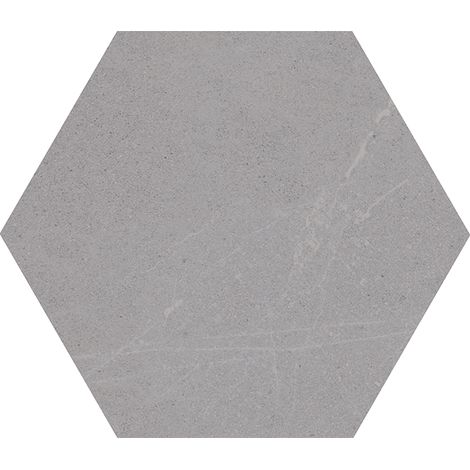 Carrelage sol / mur hexagonal effet pierre SEINE HEXAGONO GRIS (vendu par boite de 0.93m2) (1/2)