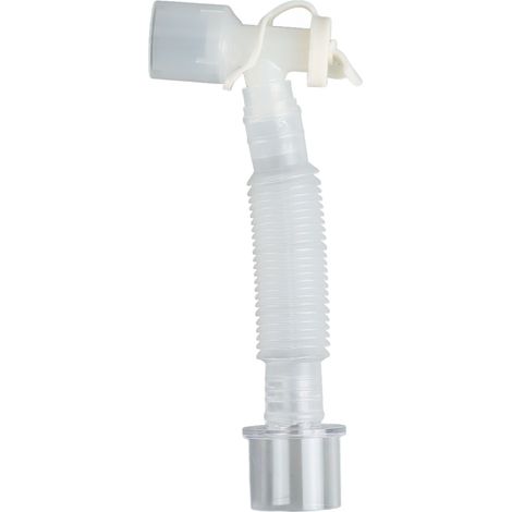 Tube d'extension de circuit respiratoire en L, multifonction et jetable pour aspiration des sécrétions anesthésiques (1/5)