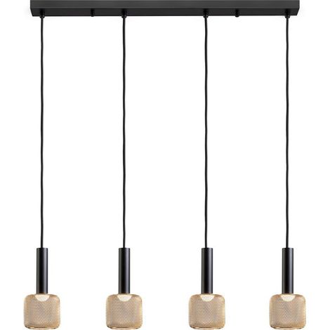 LAMPARA 4L  SINCRO  NEGRO/ORO (1/5)