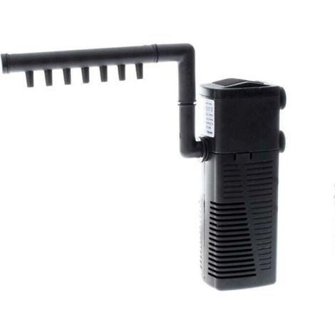 Filtre Intérieur Aquarium, 8W 600L/H Filtre Interne pour Aquarium 80 litres Filtre Pompe Aquarium pour Petit Réservoir, Aquariums d'eau Froide ou Tropicaux, Réservoir de Tortues