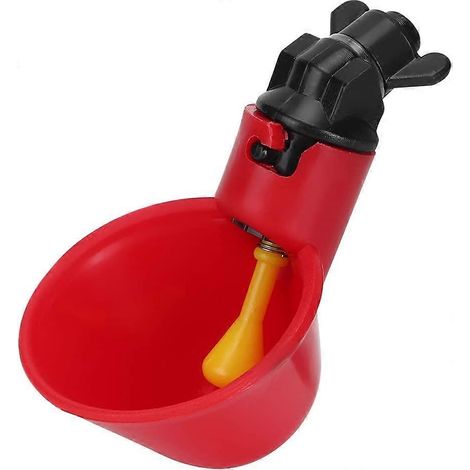 Abreuvoirs pour poulets, lot de 10 distributeurs d'eau automatiques pour volailles avec abreuvoirs (1/5)