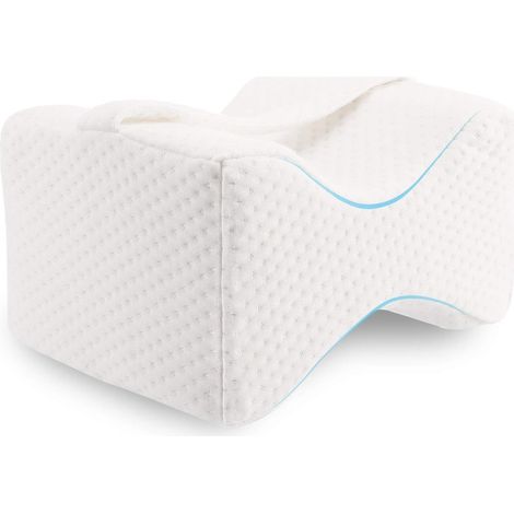 Almohada ortopédica para piernas y rodillas, ideal para aliviar la ciática, el dolor de espalda y piernas durante el embarazo.
