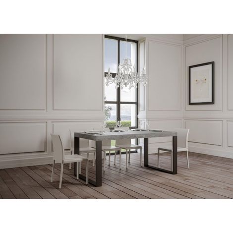 Tavolo TECNO PREMIUM 130 allungabile fino a 234 cm CEMENTO (1/4)