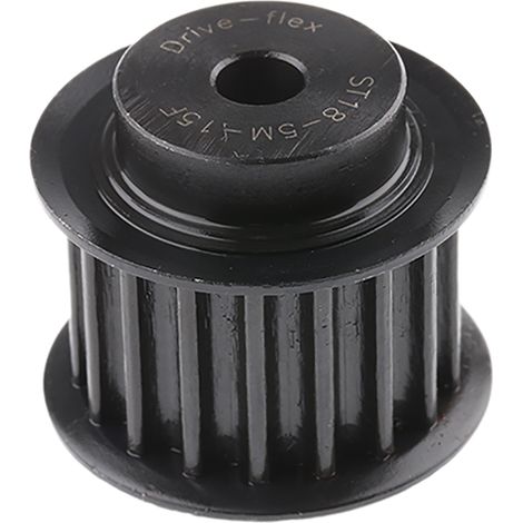 Poulie pour courroie crantée en Acier 18 dents , pas de 5mm, alésage 6mm ( Prix pour 1 )