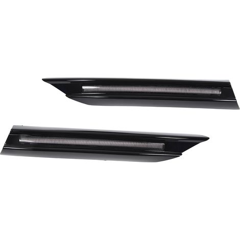 Feux de jour LED avant pour Mercedes Classe C W206, éclairage d'angle pare-chocs, prises d'air latérales, remplacement style AMG, blanc. (1/5)