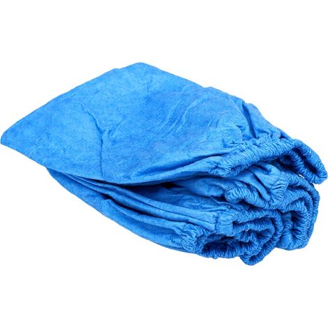 Lot de 5 sacs filtrants compatibles avec les aspirateurs eau et poussière Karcher séries WD NT MV1, WD1, WD2 et WD3. Sacs de rechange non tissés bleus. (1/5)