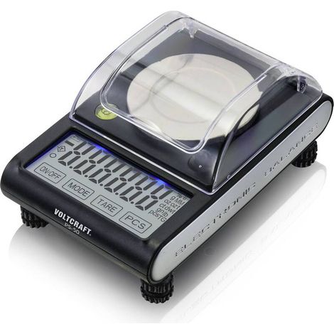 [NEUWERTIG] B-Ware VOLTCRAFT VC-11956750 PS-50 Taschenwaage max 50 g batteriebetrieben USB schwarz (1/2)