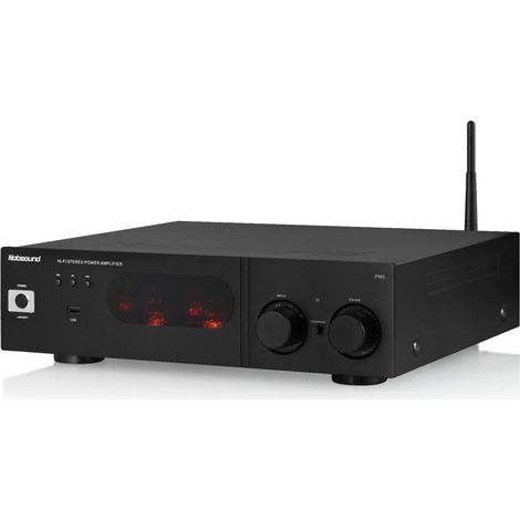 Amplificateur à Tubes Audio HiFi, Amplificateur de Puissance Stéréo Bluetooth 6N3, Préamplificateur à Tubes pour Enceintes et Caisson de Basses Domestiques (1/5)
