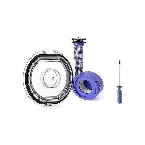 V8 V7 Staubbehälterdeckel für Staubsauger mit HEPA-Filter