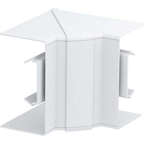 OBO-BETTERMANN SYSTÈME CANALIZACION  ANGULO, ANGLE INTÉRIEUR VARIABLE 70 X 130 MM BLANC PUR 9010 6274440