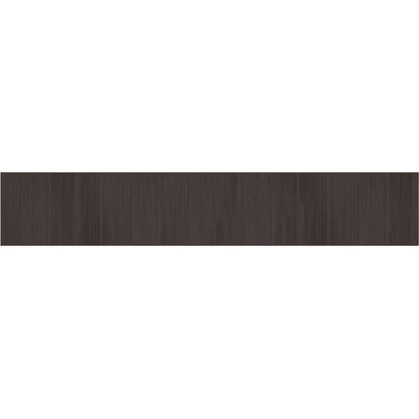 Maison Exclusive - Tapis rectangulaire marron foncé 70x400 cm bambou (1/5)