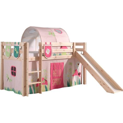 Pack - Lit Enfant, Tente, 3 Pochettes & Tunnel "Pino Spring" Naturel (1/5)