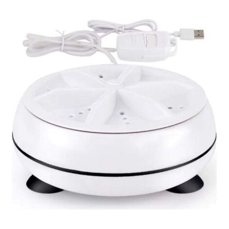 Mini machine à laver portable à ultrasons pour enlever la saleté - Câble USB - Pour voyage, maison, voyage d'affaires (1/4)