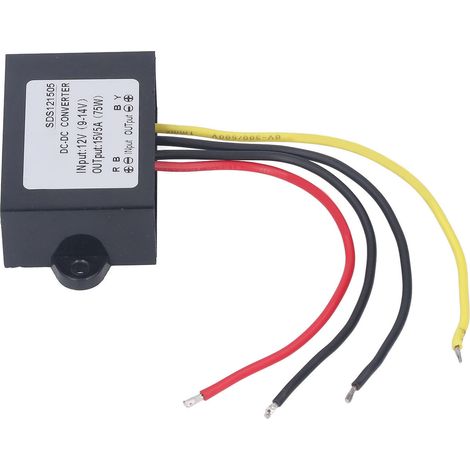 Module élévateur de tension CC/CC étanche IP67, entrée 9-14 V, sortie 15 V (1/5)