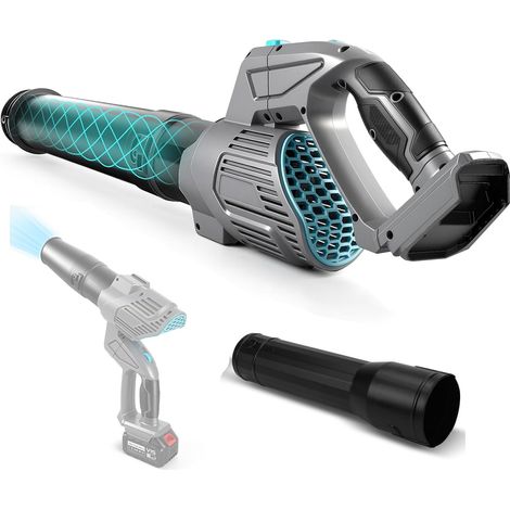 Souffleur Batterie Compatible avec 18V (sans Batterie)  240 km/h Souffleur de Feuilles sans Fil, souffleur électrique Feuilles Mortes pour Jardin, Feuilles, Poussière et Neige (1/5)