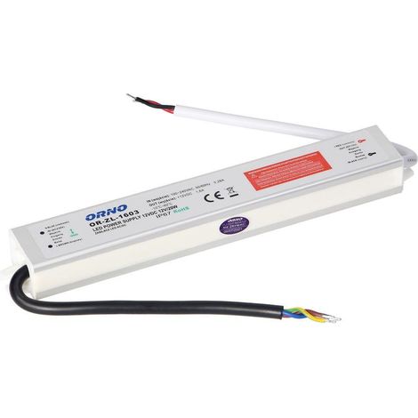 Fuente de alimentación LED plana 20W 12V DC IP67 - OR-ZL-1603 (1/5)