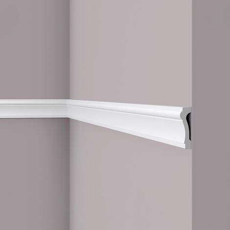 Cornice Parete NMC WL6 WALLSTYL Noel Marquet modanatura contorno porte design classico senza tempo bianco 2 m