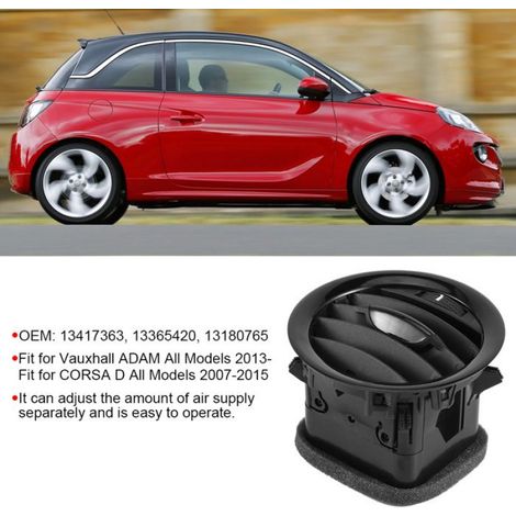 Buse Grille D'Aération Intérieure Adaptée Pour Opel Adam Corsa D 13417363-ROS (1/5)