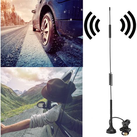 Antenne Externe 18dBi 4G LTE Puissante avec Support Magnétique 700-2700MHz pour Internet Mobile (Câble 5m)