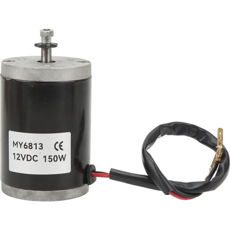 12V 150W Hochgeschwindigkeits-Bürstenmotor, hohes Drehmoment und geringe Wärmeentwicklung, aus Aluminium für Elektrofahrräder (1/5)