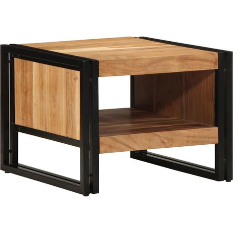 Table basse,Table d'appoint,Table de Salon 50x50x38 cm bois massif acacia CFW65570 (1/5)
