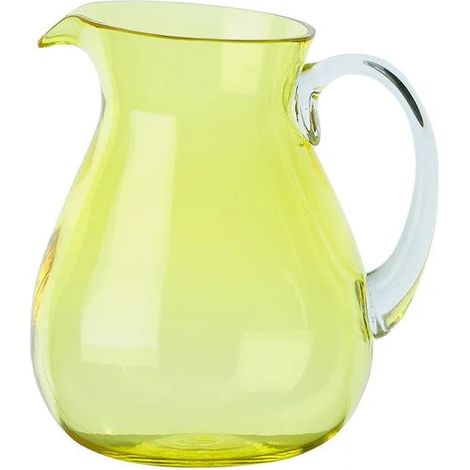 Zani Serafino Caraffa Synth Small Pitcher Colore Giallo Trasparente in Metacrilato 1 Lt