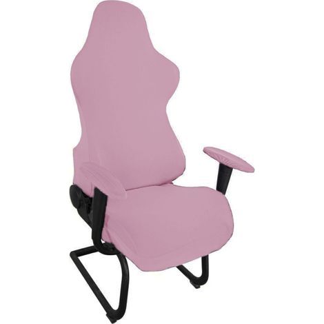 Gaming-Stuhlbezüge, ergonomisch und elastisch, dehnbar, für Desktop-Computer, Computer-Gaming-Stühle, Bürostühle (Hellrosa) (1/5)