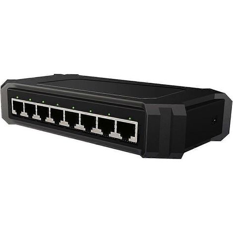 8 Port 1000mbps Gigabit Ser Home Shunt Moning S EU Plug (1/5)