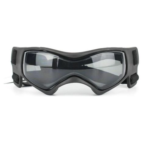 Pair Lunettes de protection pour chien avec filtre UV, monture confortable, coloris noir taille M (1/3)