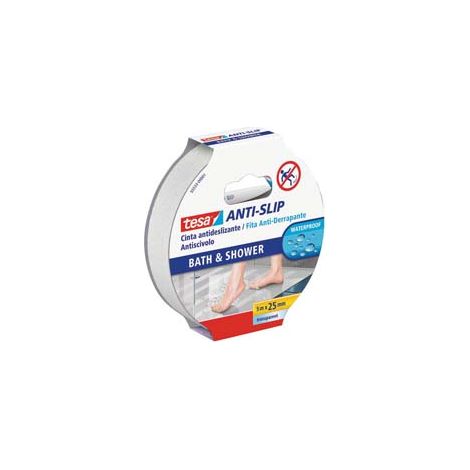 NASTRO ANTISCIVOLO 55533- - mm.30h. in rotoli da mt.5 - trasparente - 2 pezzi TESA