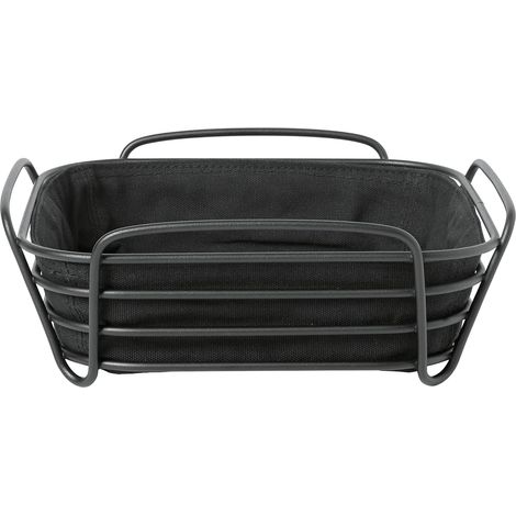 Brotkorb Delara 25x25x9,3cm schwarz (1/2)