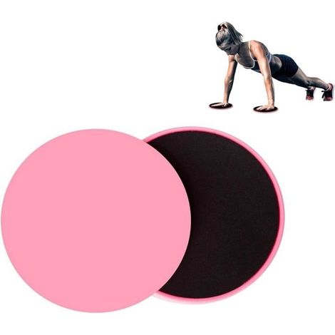 TAPIS DE SOL-TAPIS DE GYM-TAPIS DE YOGA-Disque de Glisse,2 Pièces Disque Fitness Glissant Disque de Fitness Abdominaux (1/5)