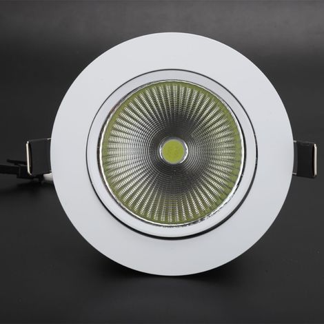 LED-COB-Einbaustrahler für den Innenbereich, 89 mm Einbauöffnung, 100–240 V, 7 W (1/5)
