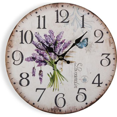RELOJ DE PARED MADERA 29CM (1/3)