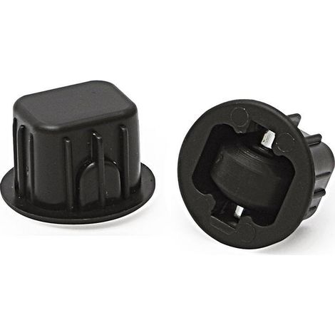 Q&ampQ base fija embutir cassone a-2 aro de goma ø20 negro ,   La base fija embutir Cassone A-2 aro de goma Ø20 negro sirve de soporte estable a muebles (1/2)