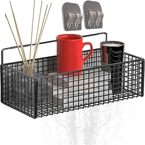 Selbstklebende Wandregale für Dusche und Küche, bohrfreie Montage, selbstklebende Wandregale für Badezimmeraccessoires und -utensilien, große Kapazität, starke selbstklebende Badezimmer-Aufbewahrungsr