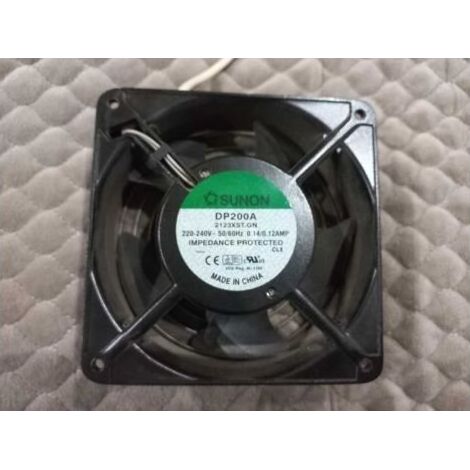Ventilateur 230 V CA 120 x 120 x 38 mm, 2 câbles 22 W, DP200A 2123XSL.GN, ventilateur de cheminée (1/2)