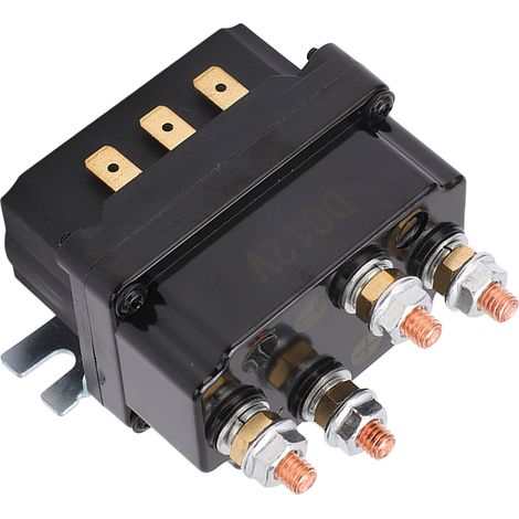 Relais treuil electrique 250A 12V boitier ABS laiton etanche integre pour vehicule tout terrain (1/5)