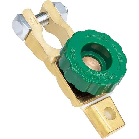 Isolateurs de Batterie de Voiture,Interrupteur de Déconnexion Rapide de la Batterie,Commutateurs Isolateurs de Batteries,Convient pour les Voitures,Bateaux,Véhicules,Camions,Motos (1PCS) (1/5)