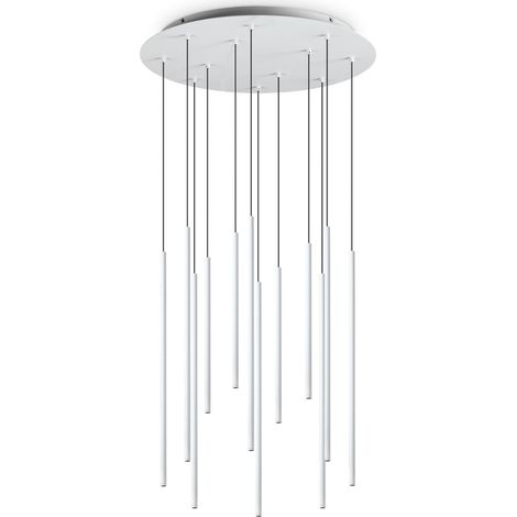 Ideal Lux FILO Plafonnier suspendu à 12 ampoules LED blanc 2700 K
